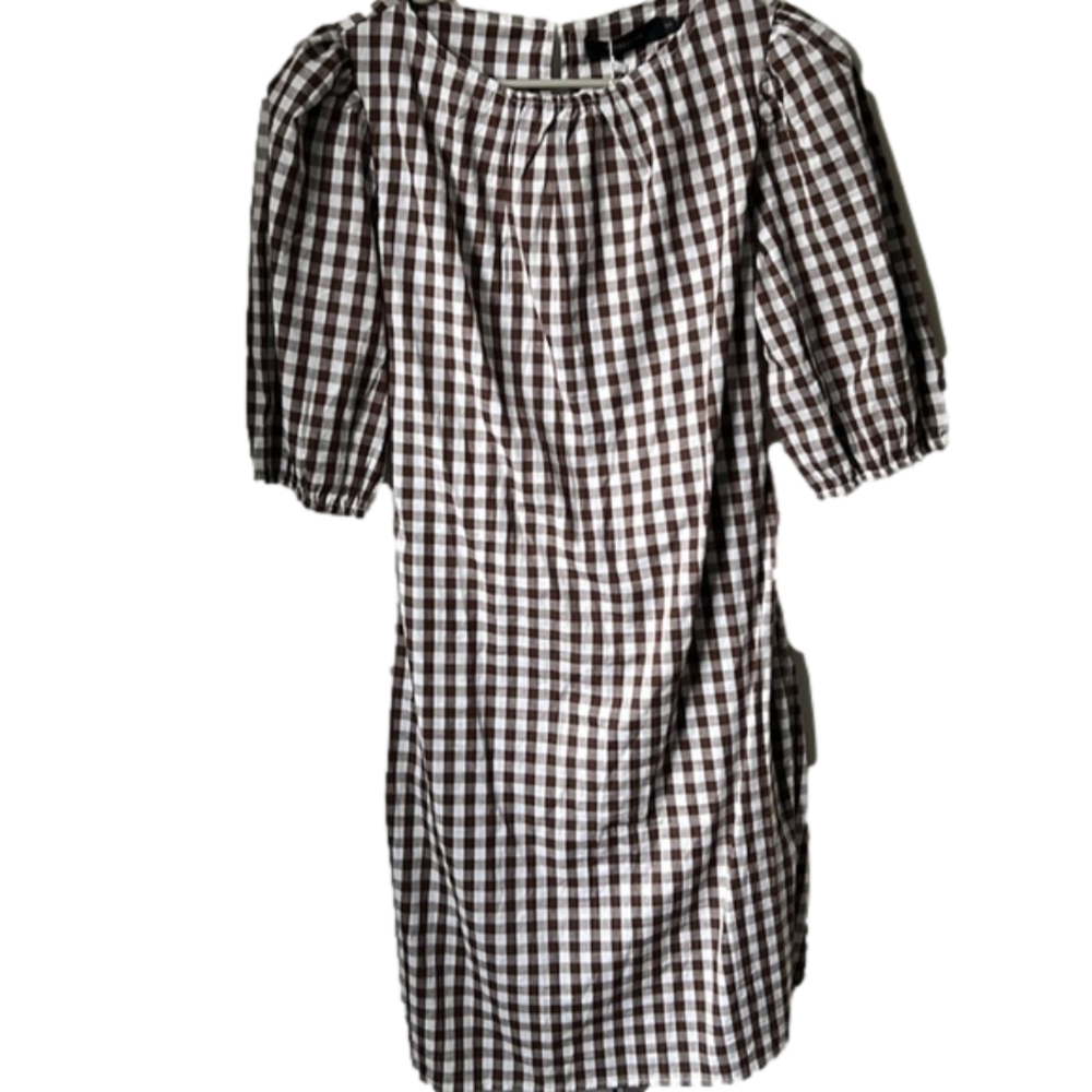 Plaid summer dress small